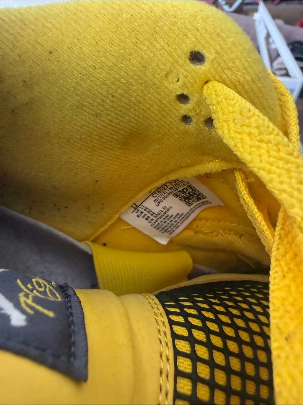 Jordan bold yellow